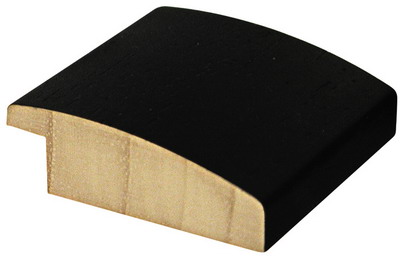 DANTIK rám na obraz 21x29,7 | LEDVINKA černá (Sklo Čiré)