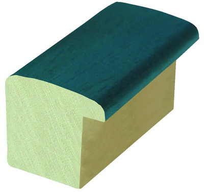 DANTIK Zrkadlo 50x70 BOX modrá mořená