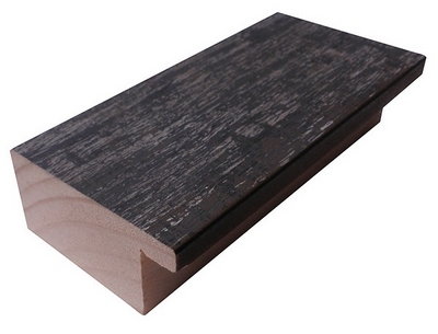 DANTIK Zrkadlo 50x70 RETRO tmavě šedá