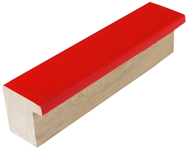 DANTIK Zrkadlo 40x60 PASTELKA červená rovná