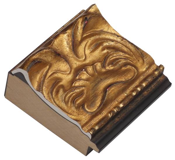 DANTIK Zrkadlo 50x140 PRAHA zlatá