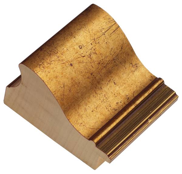 DANTIK Zrkadlo 50x90 KŘÍDLO velké zlaté patina