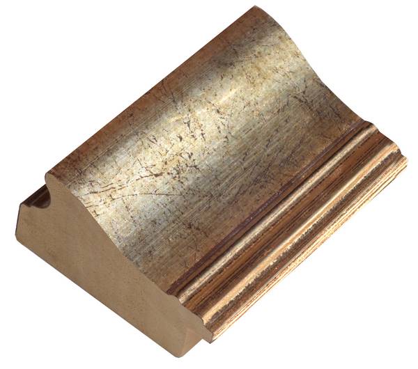 DANTIK rám na obraz 40x50 | KŘÍDLO malé stříbrné patina (Sklo Čiré)