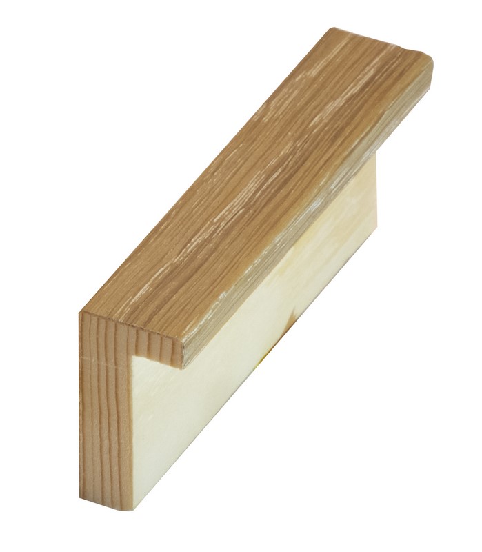 DANTIK Zrkadlo 40x60 KASSETTE dub bělený malá