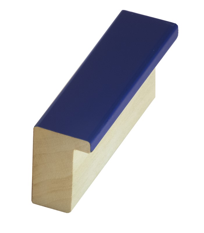 DANTIK Zrkadlo 40x50 PERLA modrá lesklá vysoká