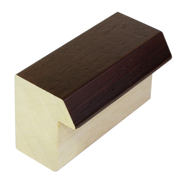 DANTIK rám na obraz 50x70 | WOODLINE hnědá (Plexi Čiré)