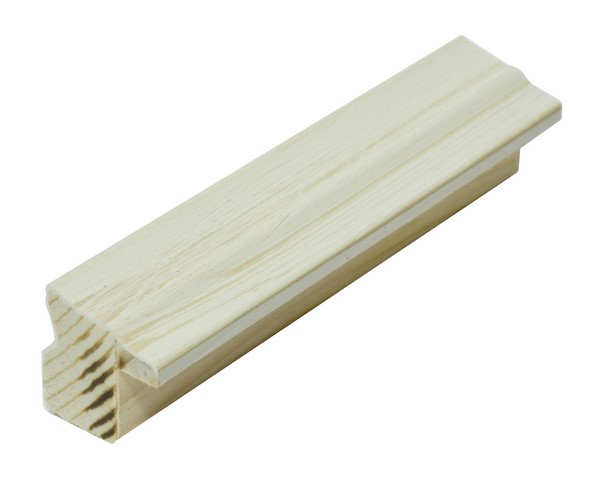 DANTIK rám na obraz 15x20 | ANDRE Bílá (Sklo Čiré)