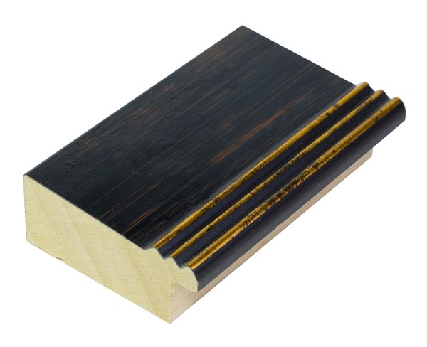 DANTIK Zrkadlo 40x50 CARRARA hnědočerná