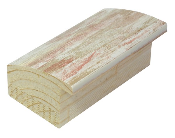 DANTIK Zrkadlo 60x120 PAINT červená velká