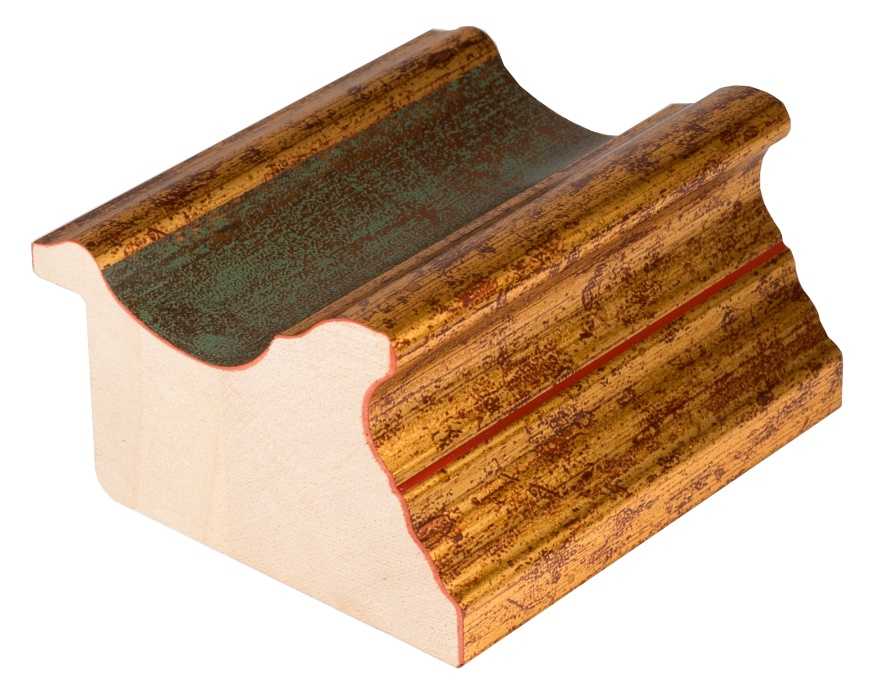 DANTIK Zrkadlo 50x70 HRAD zelená