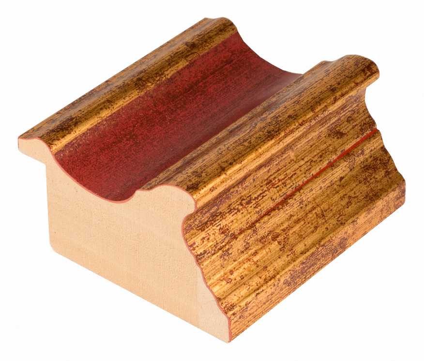 DANTIK Zrkadlo 70x90 HRAD červená