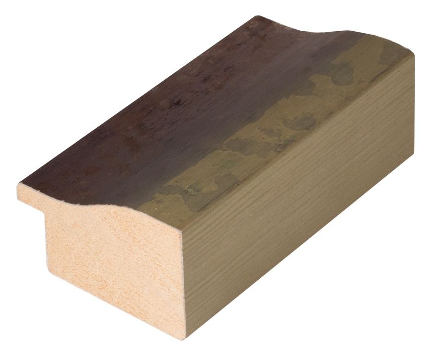 DANTIK Zrkadlo 50x100 NEVIS zelená