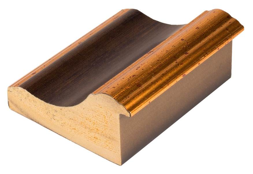 DANTIK Zrkadlo 80x120 ZVRATNÁ černozlatá plast