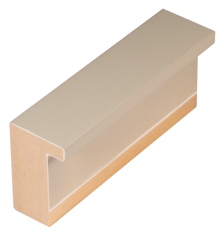 DANTIK Zrkadlo 70x90 KASSETTE světle šedá