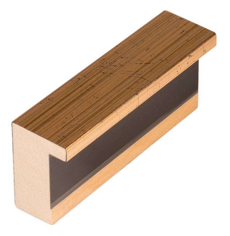 DANTIK rám na obraz 50x70 | KASSETTE zlatá (Plexi Čiré)