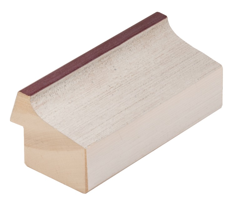 DANTIK Zrkadlo 40x60 RIVIERA vínová