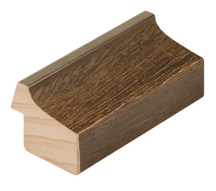 DANTIK Zrkadlo 80x100 TAIGA sv.hnědá