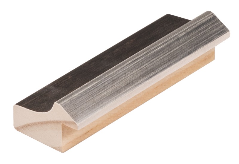 DANTIK rám na obraz 21x29,7 | AMALFI piccola černá (Sklo Čiré)