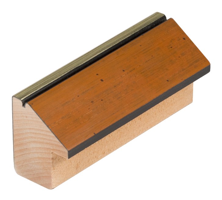 DANTIK rám na obraz 29,7x42 | INCLINATA colori hnědá (Plexi Čiré)