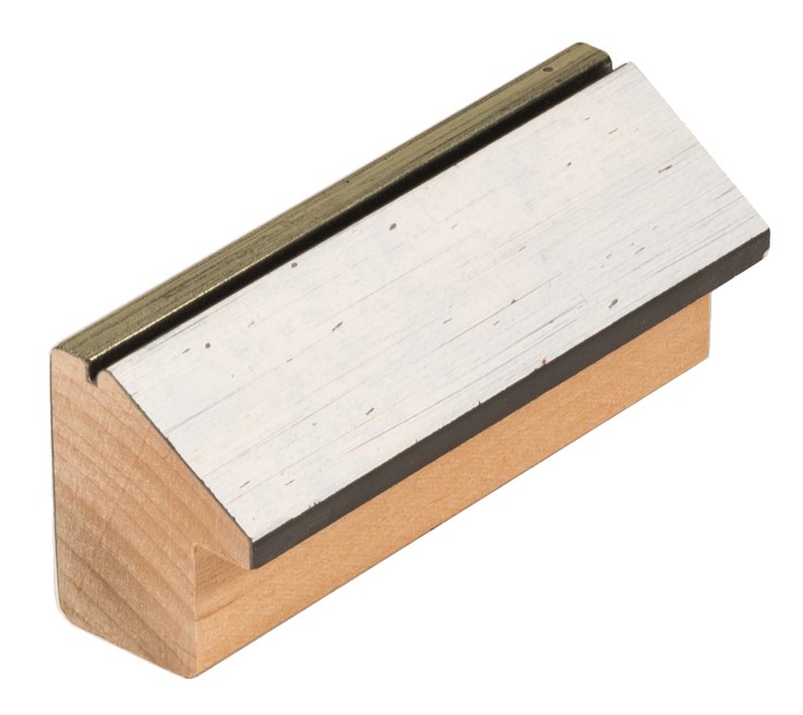 DANTIK rám na obraz 40x50 | INCLINATA colori Bílá (Plexi Čiré)