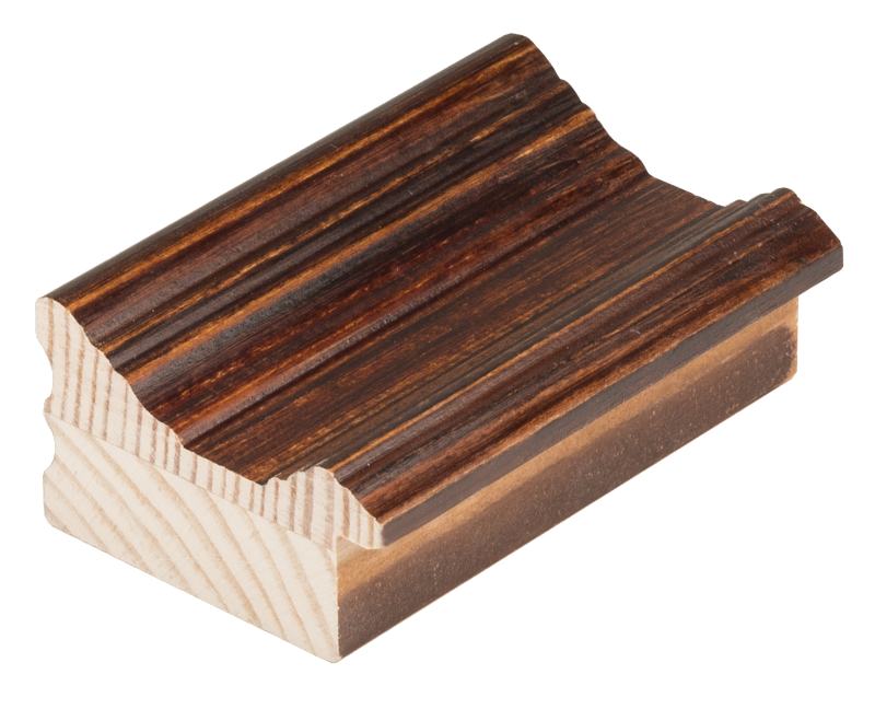 DANTIK rám na obraz 40x50 | KOSTELNÍ malá hnědá (Plexi Čiré)