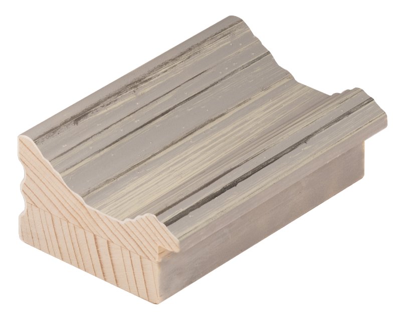 DANTIK Zrkadlo 80x100 KOSTELNÍ malá šedá