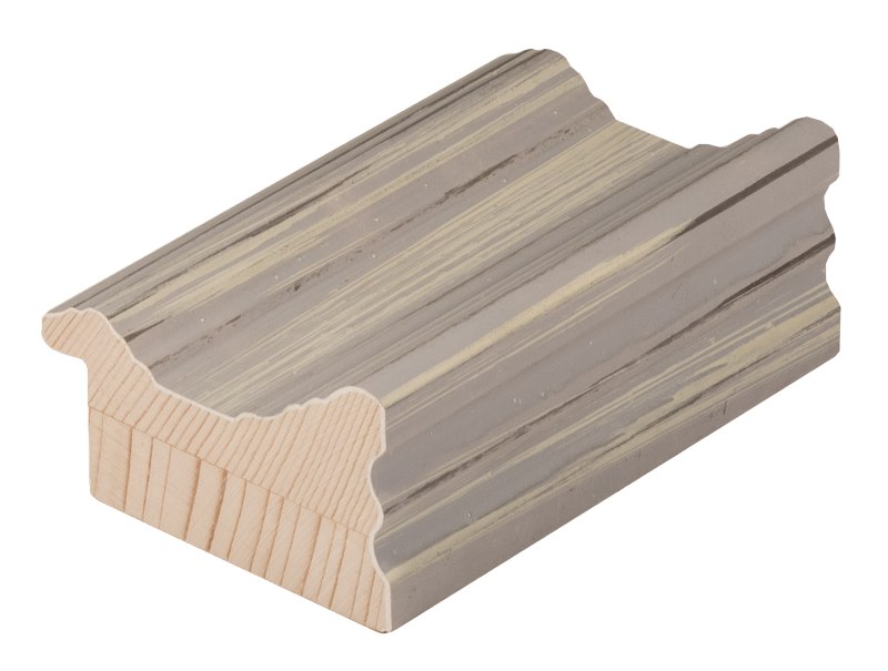 DANTIK Zrkadlo 80x100 KOSTELNÍ malá šedá