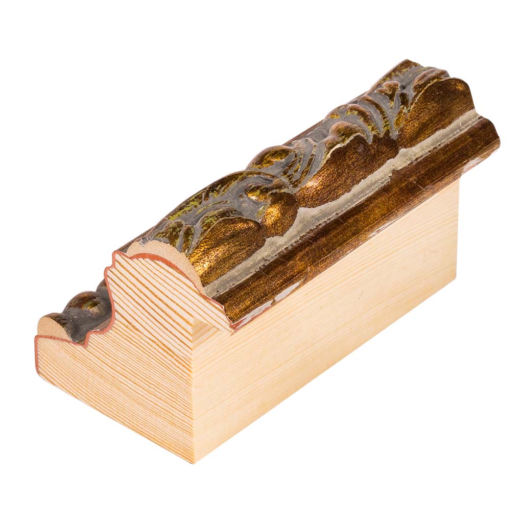 DANTIK rám na obraz 50x70 | HONEST malá vysoká bronz (Plexi Čiré)