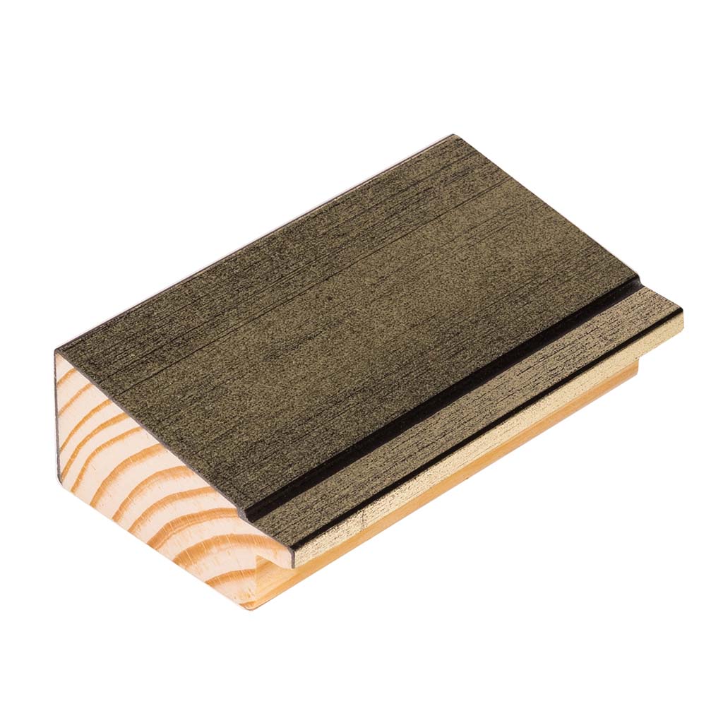 DANTIK rám na obraz 40x50 | Artdeco Champagne (Plexi Čiré)