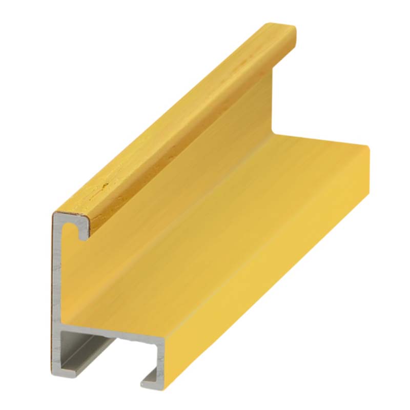 DANTIK rám na obraz 59,4x84 | ALU Dýha barevná žlutá citrus (Plexi Čiré)