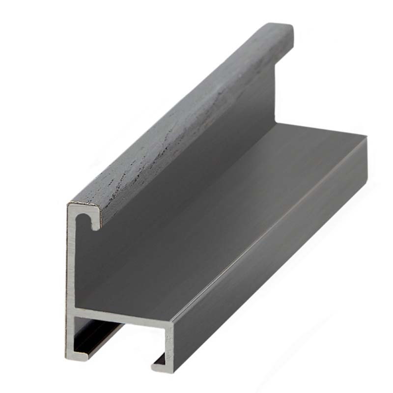 DANTIK rám na obraz 50x70 | ALU Dýha barevná šedá tmavá (Plexi Čiré)