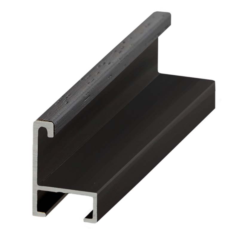 DANTIK rám na obraz 30x40 | ALU Dýha černá (Plexi Čiré)