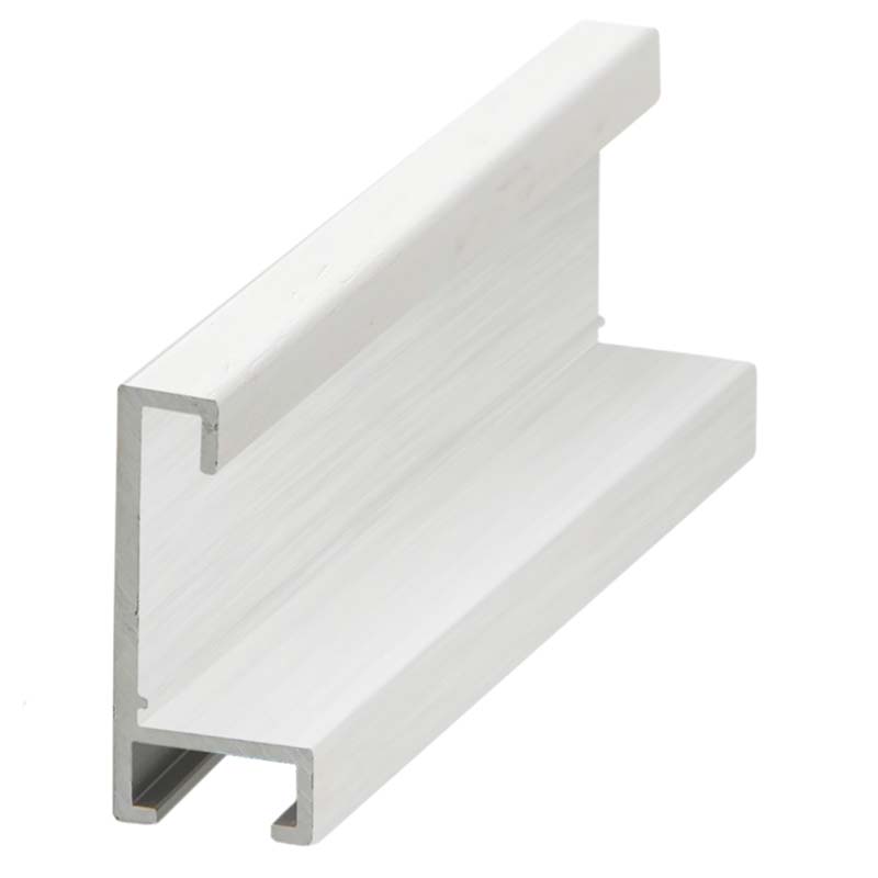 DANTIK rám na obraz 42x59,4 | ALU Dýha bílá (Plexi Čiré)