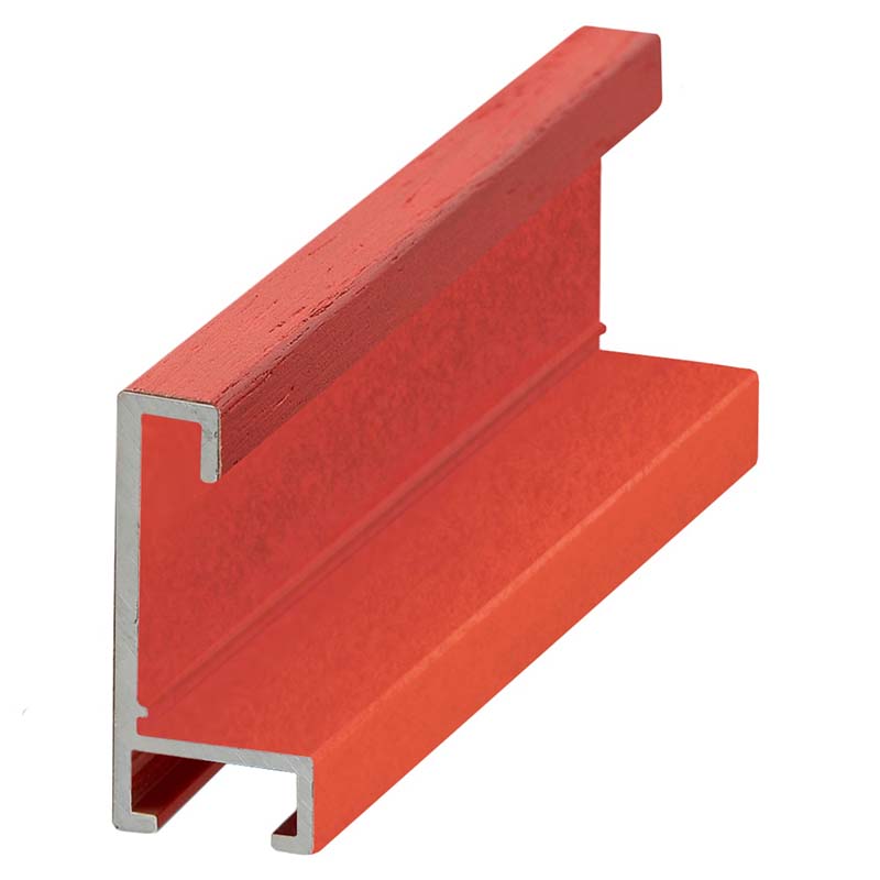 DANTIK rám na obraz 60x80 | ALU Dýha barevná červená třešeň (Plexi Čiré)