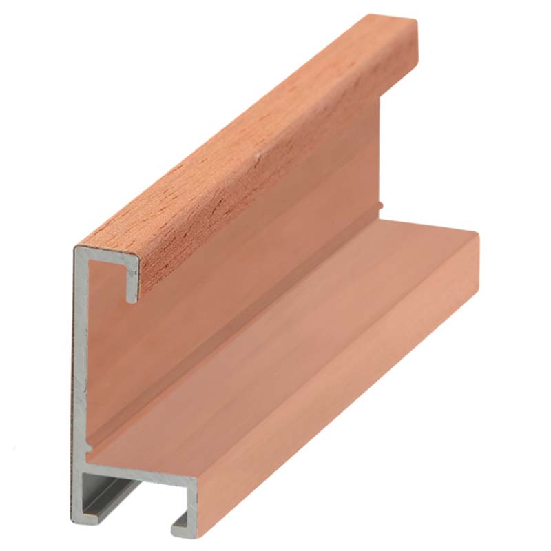 DANTIK rám na obraz 50x70 | ALU Dýha třešeň (Plexi Čiré)