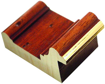 DANTIK Zrkadlo 80x100 ANGLIE hnědá Au linka