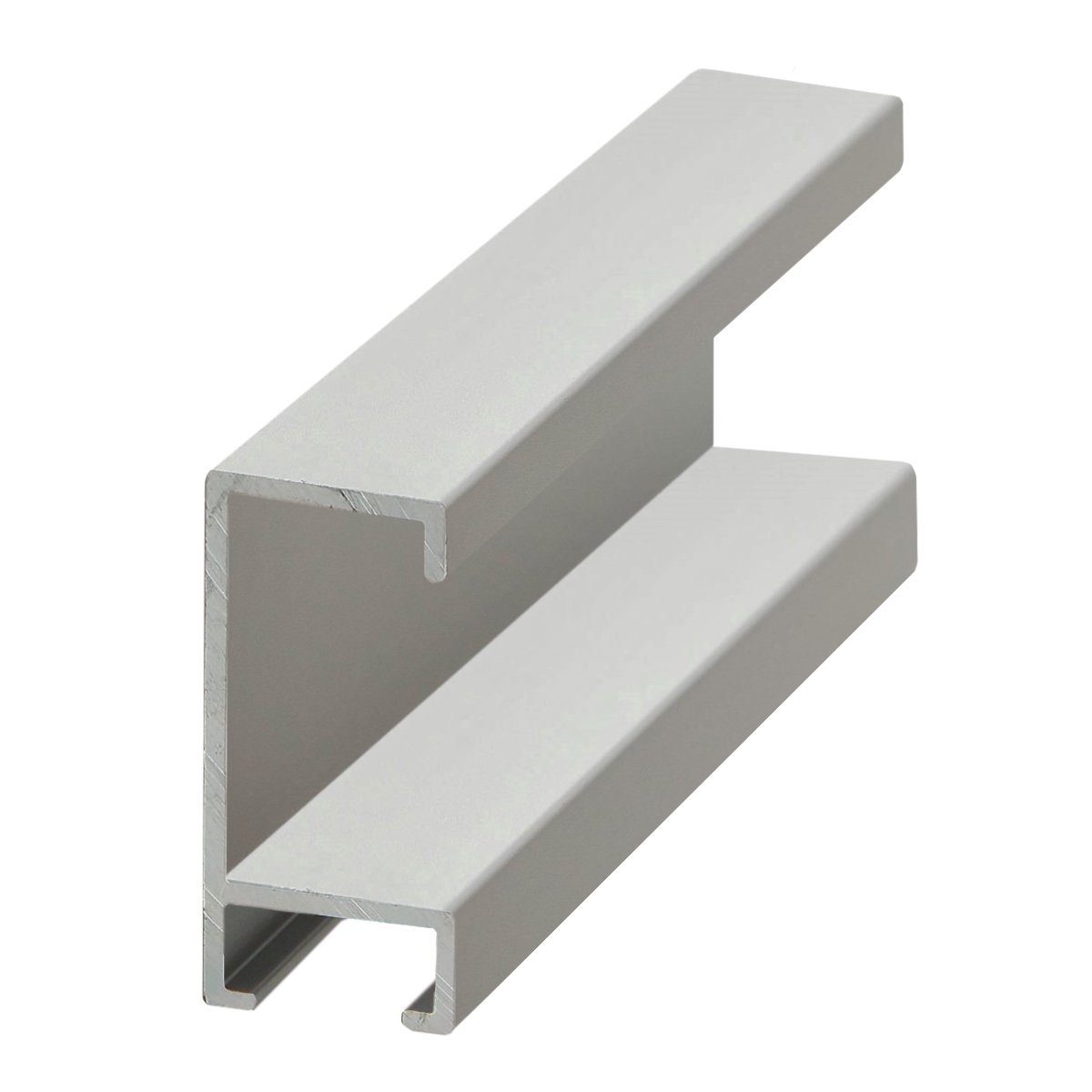 DANTIK rám na obraz 40x50 | ALU Stříbrná matná (Plexi Čiré)