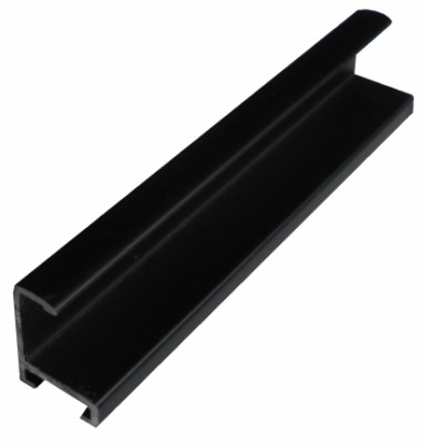 DANTIK Zrkadlo 60x140 Profil 01 | černá matná