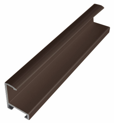 DANTIK rám na obraz 21x29,7 | ALU Hnědá matná (Sklo Čiré)