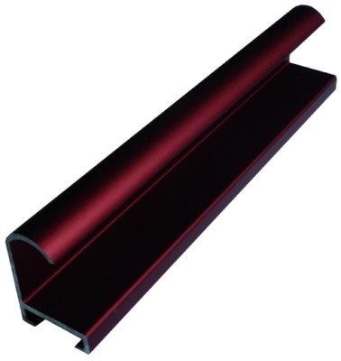 DANTIK Zrkadlo 60x80 | Hliníkový profil 02 | červená m.