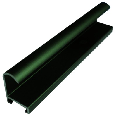 DANTIK Zrkadlo 40x50 | Hliníkový profil 02 | zelená m.