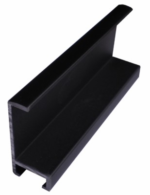 DANTIK Zrkadlo 60x140 Profil 22 | černá matná