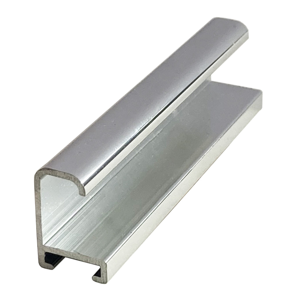 DANTIK rám na obraz 15x20 | ALU Stříbrná lesklá (Sklo Čiré)