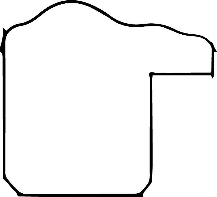 DANTIK Zrkadlo 40x50 Y-ka zelená linka