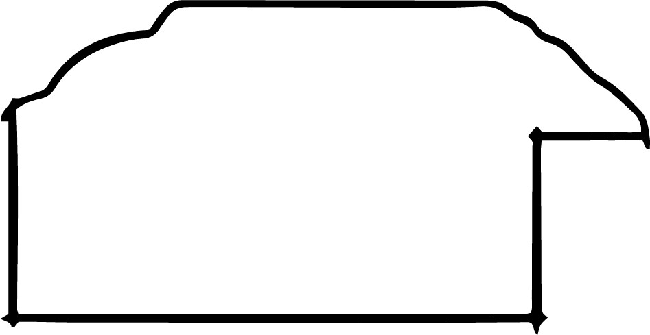 DANTIK rám na obraz 21x29,7 | CASTAGNO hnědá Au linka (Sklo Čiré)