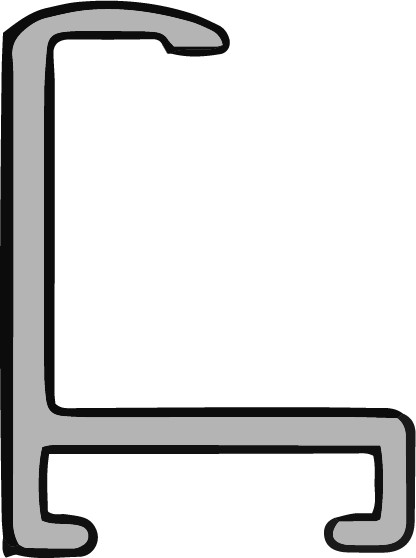 DANTIK rám na obraz 21x29,7 | ALU Černá matná (Sklo Čiré)