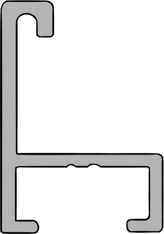 DANTIK rám na obraz 40x50 | ALU champagne (Plexi Čiré)