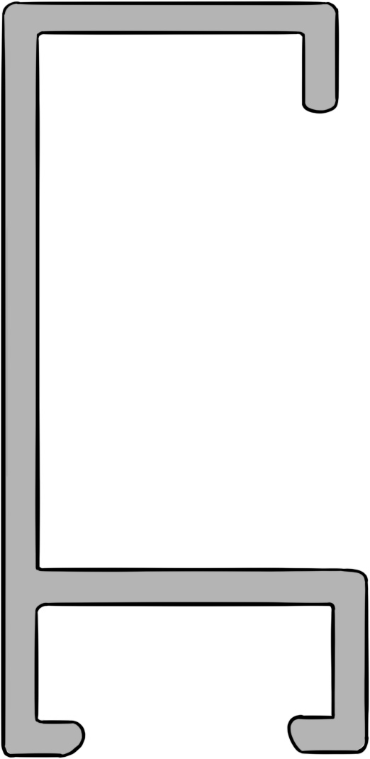 DANTIK rám na obraz 40x50 | ALU Stříbrná matná (Plexi Čiré)