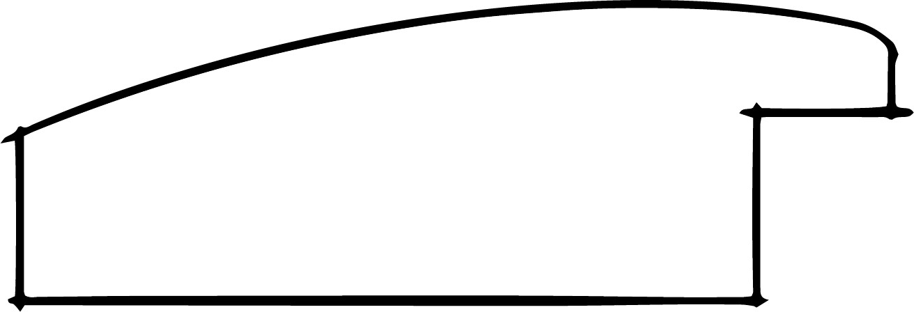 DANTIK rám na obraz 21x29,7 | LEDVINKA černá (Sklo Čiré)