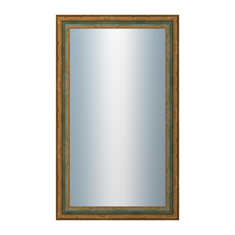 DANTIK Zrkadlo 60x100 HRAD zelená